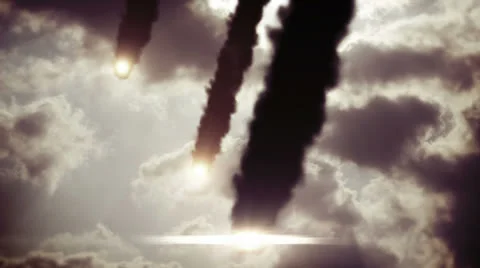 Meteor Rain Video stock 25472089