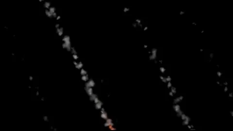 Meteor shower background video Stock Footage 72659102