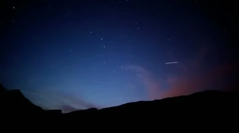 Meteor shower timelapse Video stock 11830064