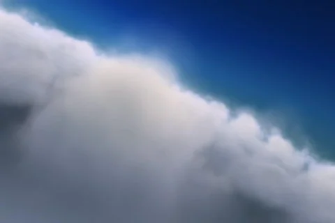 Meteor in sky  NTSC Stock Footage 372795