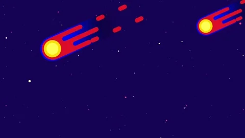 Meteor Storm Stock Footage 335630327