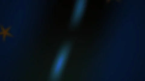 Meteor streaking across night sky with vibrant blue light trail. Stock Footage 336246101