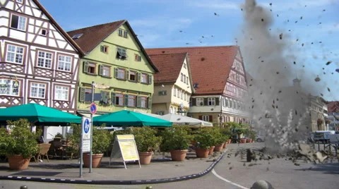 Meteor Strike Stock-Footage 2976027