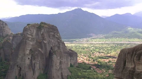 Meteora Greece 3 Video stock 49932656