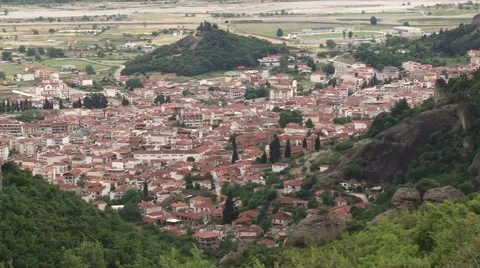 Meteora Greece 4 Video stock 49932675