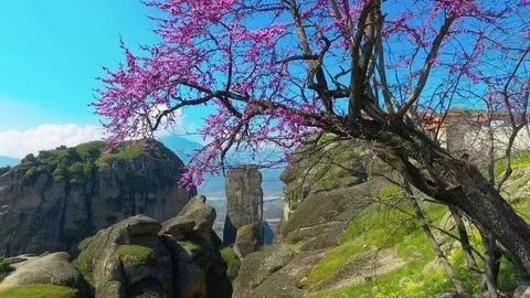 Meteora, Greece Video stock 77824640