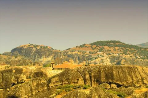 Meteora Greece Stock Photos