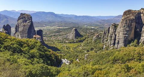 Meteora Greece Stock Photos