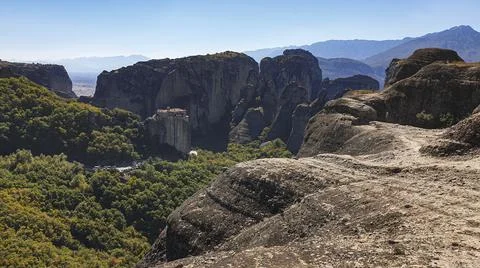 Meteora Greece Stock Photos