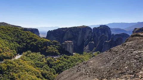 Meteora Greece Stock Photos