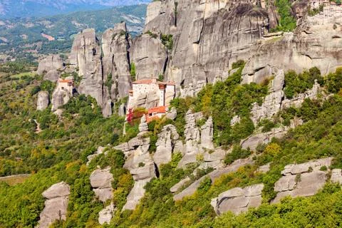 Meteora Monasteries Complex, Greece Stock Photos