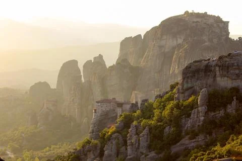 Meteora monastery, Greece Stock Photos