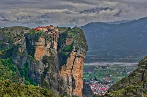 Meteora monastery Stock Photos