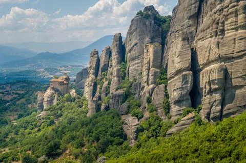 Meteora monastery Stock Photos