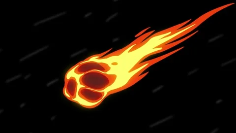 Meteorite Asteroid Stock Footage 281407118