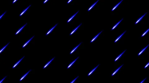 Meteorite blue rain Stock Illustration