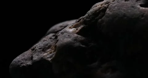 Meteorite-like Boulders Against the Void. Stock Footage 273572246