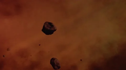 Meteorite impacts Video stock 53370617