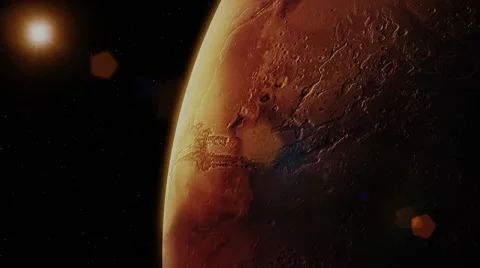 Meteorite impacts on Mars Stock-Footage 53835403