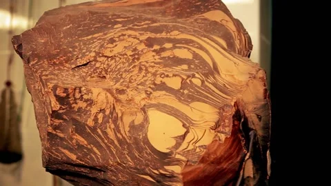 Meteorite made of chocolate Stock Footage 155591623