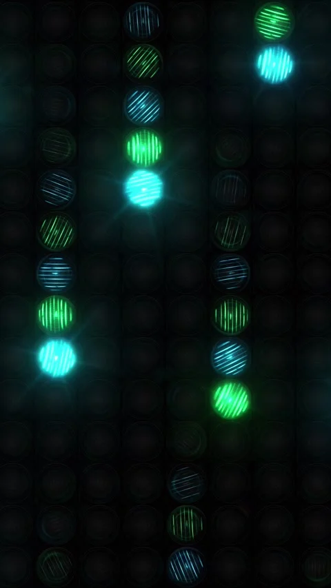 Meteorite rain on a blue-green wall of light Stock Footage 304637502