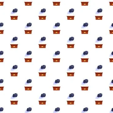 Meteorite rocks on display pattern background 스톡 일러스트