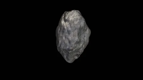 Meteorites minerals rocks comets in space Video stock 344662916
