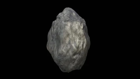 Meteorites minerals rocks comets in space Stock Photos