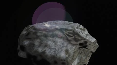 Meteorites minerals rocks comets in space Stock Photos