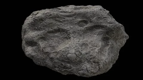 Meteorites minerals rocks comets in space Stock Photos