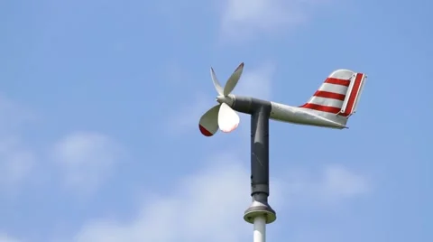 Meteorological station measuring wind speed Stock Footage 63409089