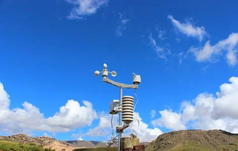 Meteorological station Stock Photos
