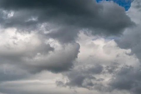Meteorologist tracks developing thunderclouds overhead. Dramatic scene of b.. Stock Photos