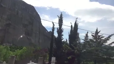 Meteors from the bus Video stock 143067229