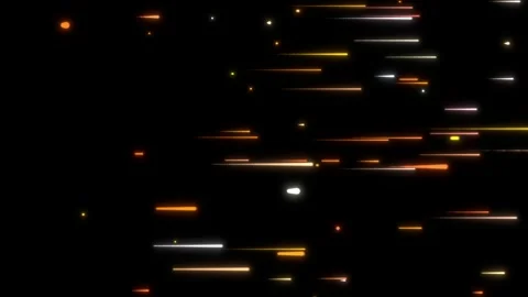 Meteors, comets, glowing lights effect background Stock Footage 290823877