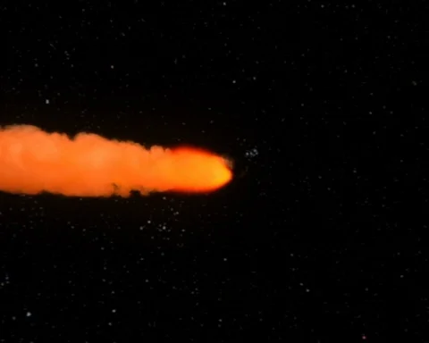 Meteors PAL Stock Footage 87703542