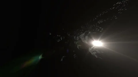 Meteors strike Stock Footage 40981312