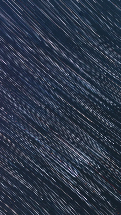 Meteors Trace On Night Dark Blue Sky Background. Spin Of Unusual Amazing Stars Stock Footage 342952155