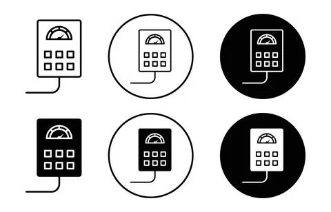 Meter icon Stock Illustration