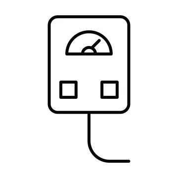 Meter icon vector for graphic design, logo, website, social media, mobile app Stock Illustration