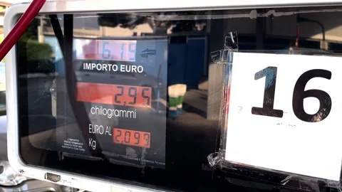 Meter of a methane distributor. Stock Footage 211358719