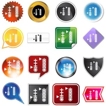 Meter variety set Stock Illustration