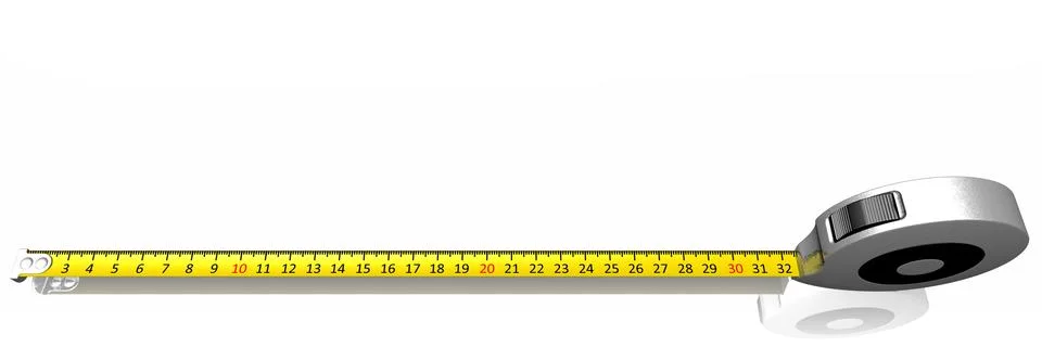 Meter white background Stock Illustration