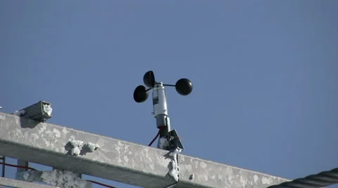 Meter wind speed Stock Footage 40726372