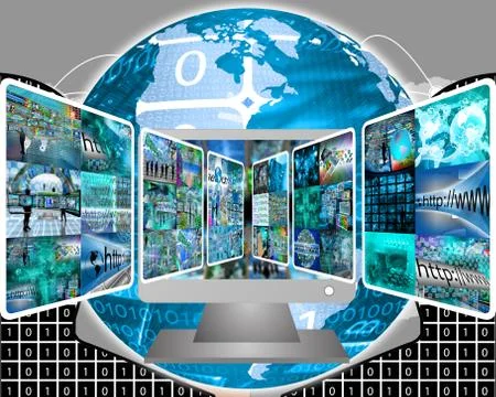 Metered flow 스톡 일러스트