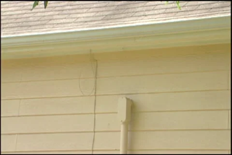 Meters on side of house Stock-Footage 7811850