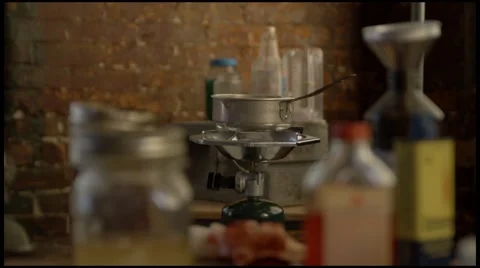 Meth Lab 01 Video stock 43589710