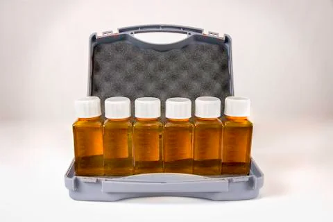 Methadone Daily Dose &amp; Lockbox Stockfoto's
