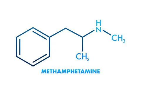 Methamphetamine formula, great design for any purposes Stock Illustration