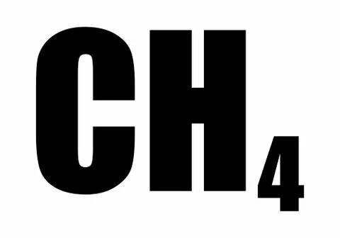 Methane CH4 icon Stock Illustration